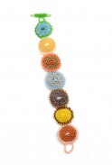 Pastel Vintage Button Bracelet